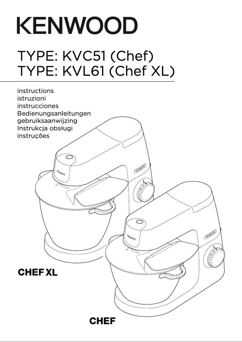Imagen de la primera página del manual del dispositivo Chef Elite KVC5300S