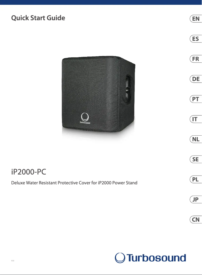 Página 1 del manual Guía de inicio rápido Turbosound iP2000-PC