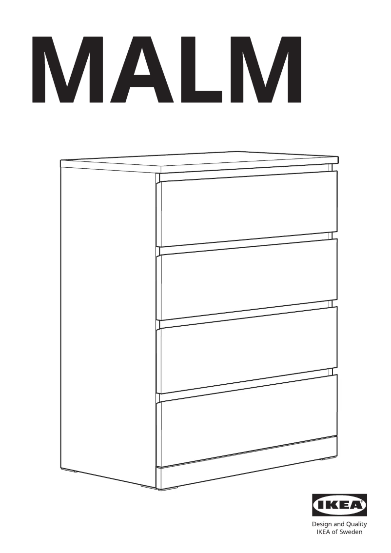 Página 1 del manual Manual de usuario Ikea MALM 905.762.10