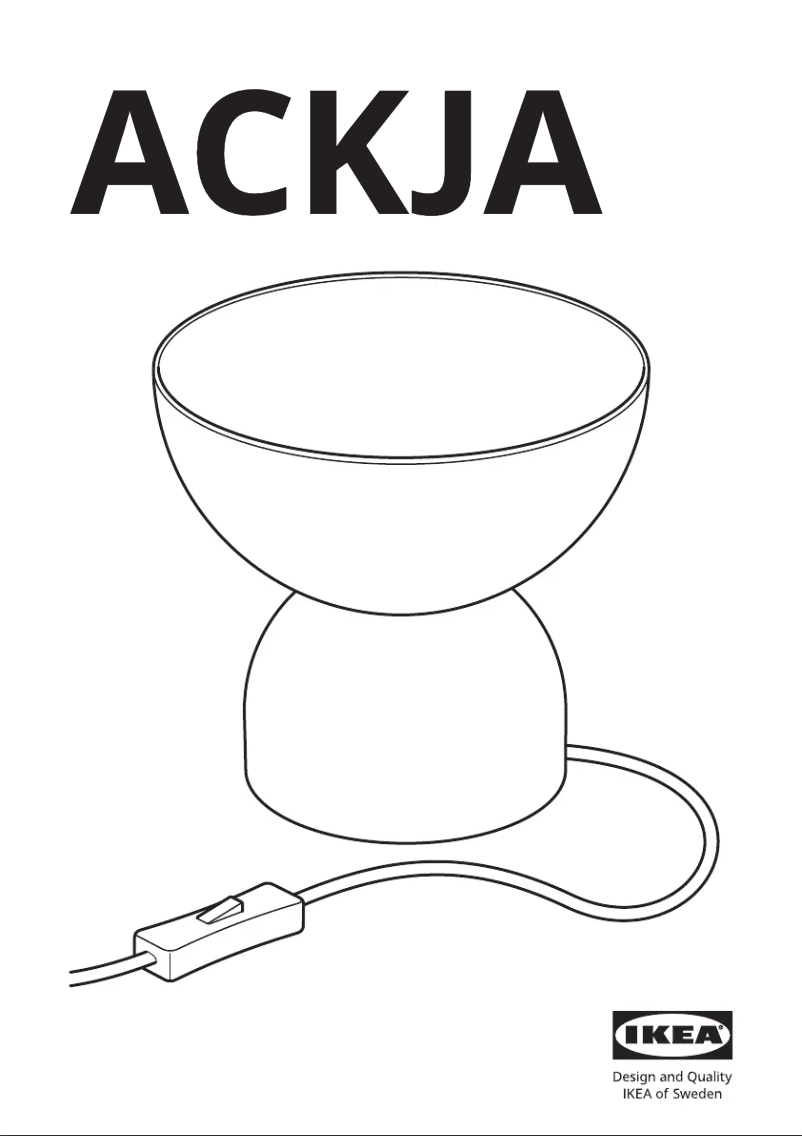 Imagen de la primera página del manual del dispositivo ACKJA 505.588.97