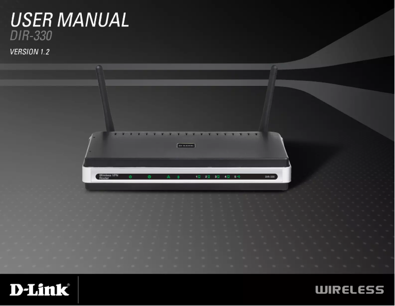 Página 1 del manual Manual de usuario D-Link DIR-330