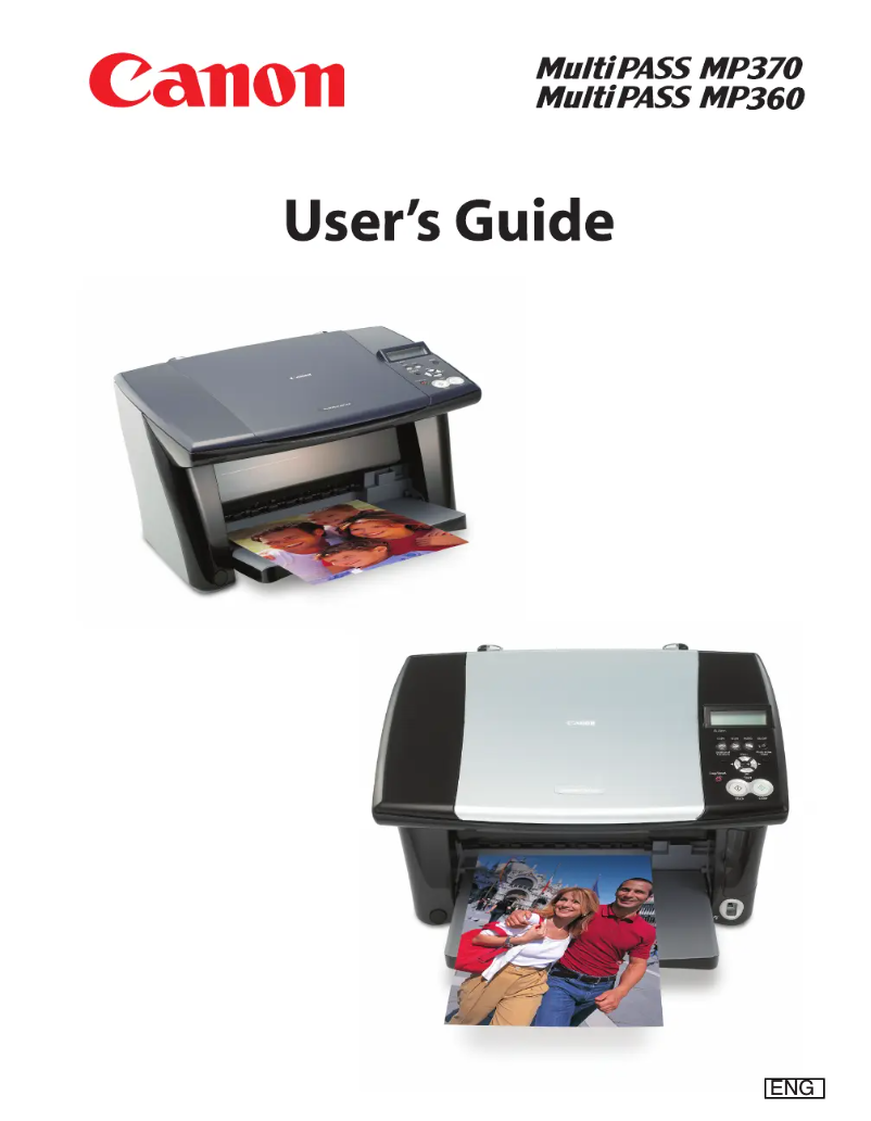 Imagen de la primera página del manual del dispositivo MultiPASS MP370