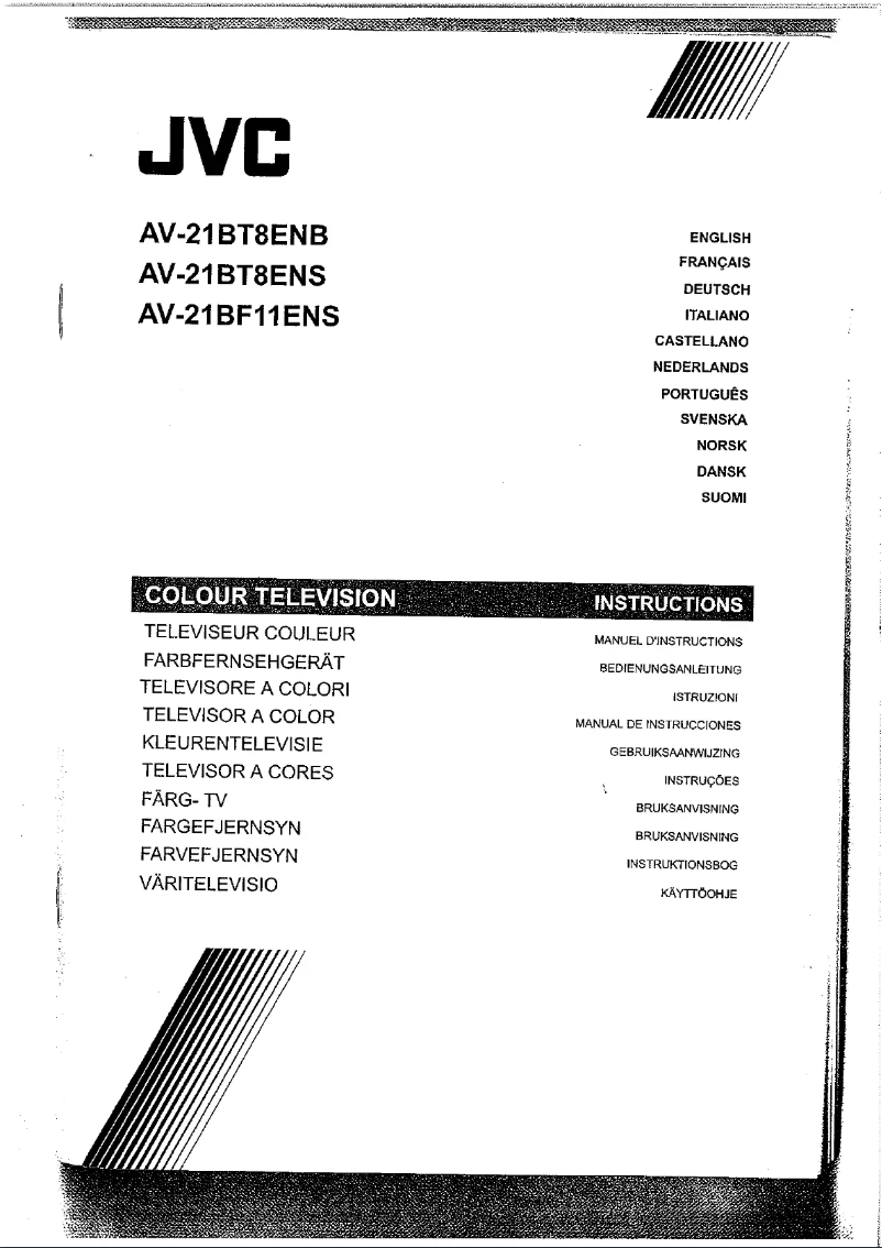 Imagen de la primera página del manual del dispositivo AV-21BT8ENS