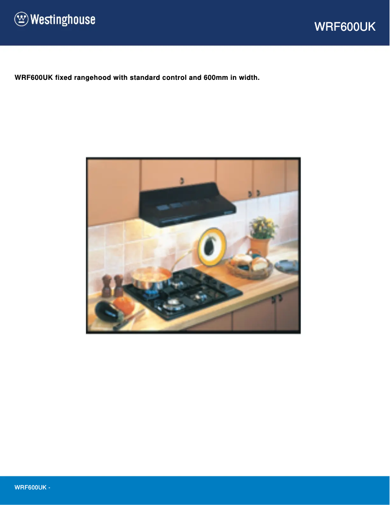 Imagen de la primera página del manual del dispositivo WRF600UK