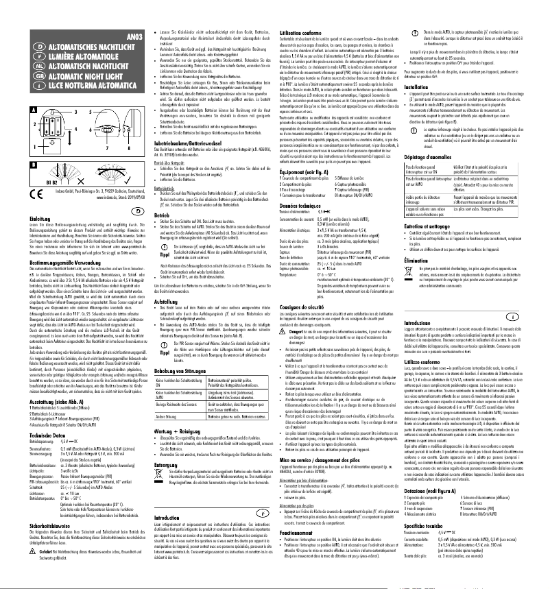 Página nº 1 - Manual de usuario Pentatech AN03