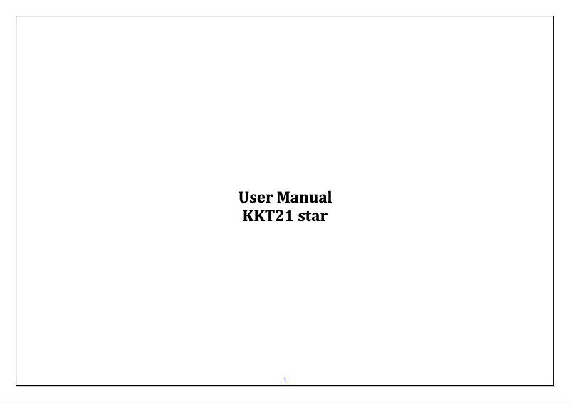 Página 1 del manual Manual de usuario Lava KKT 21 Star