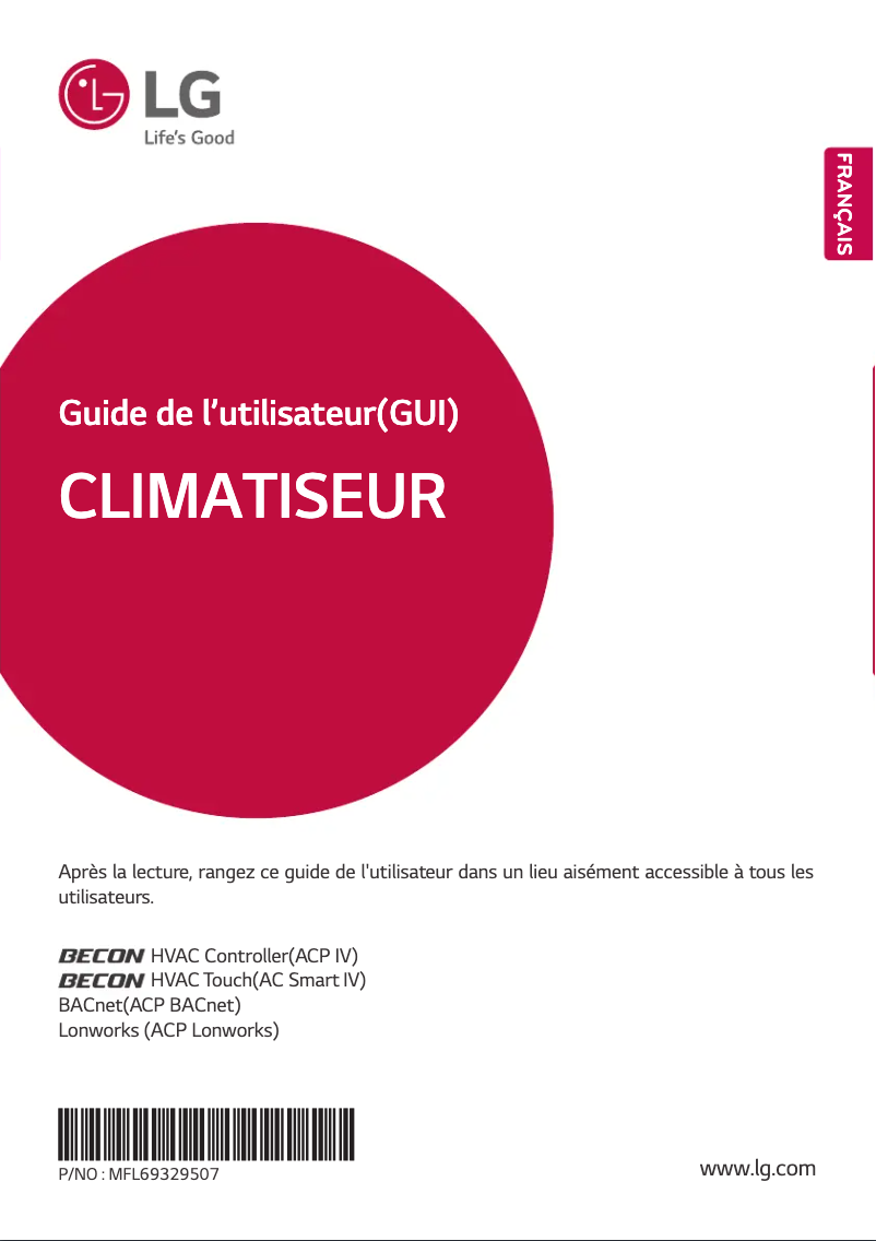 Página 1 del manual Manual de usuario LG PLNWKB000