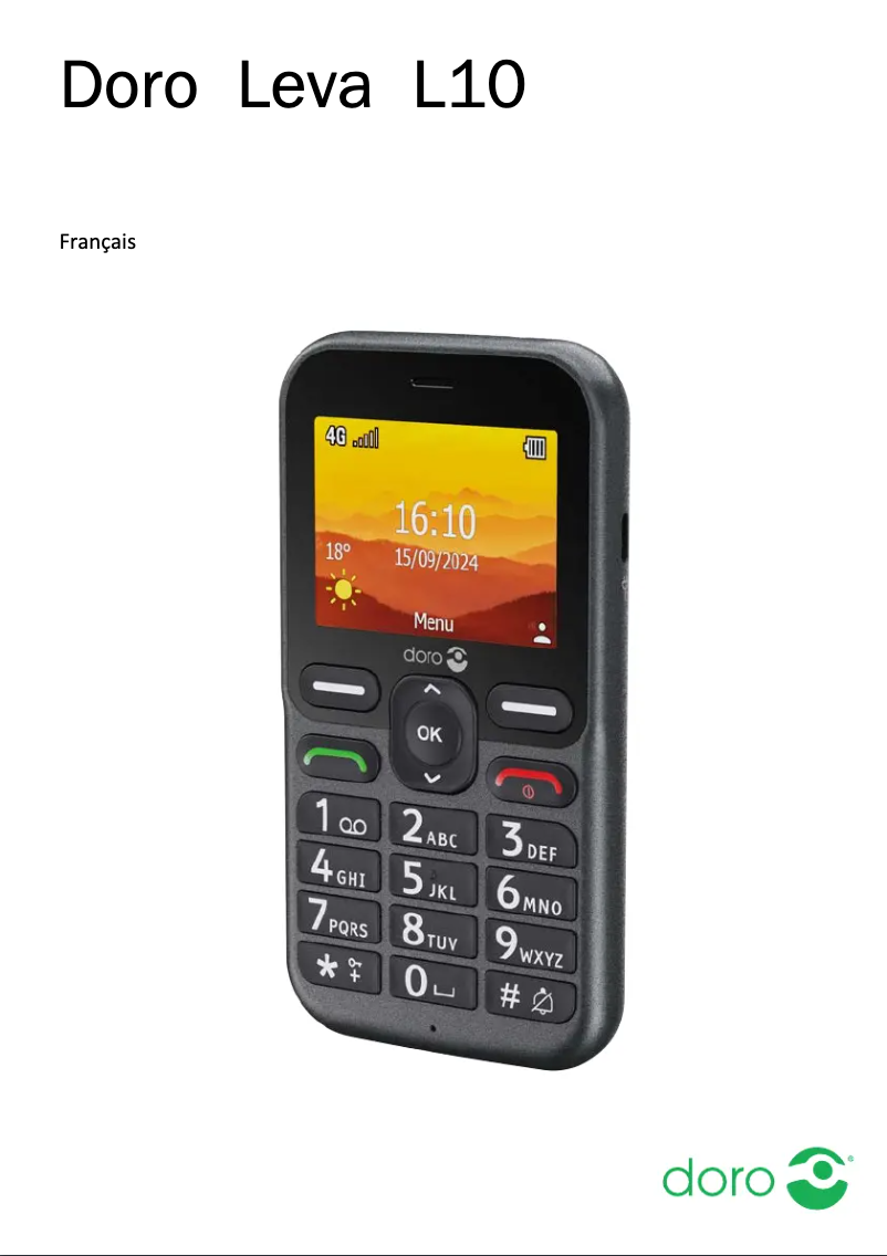 Imagen de la primera página del manual del dispositivo Leva L10