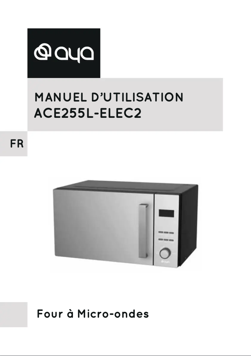 Página 1 del manual Manual de usuario AYA ACE255L