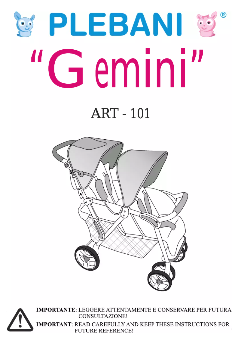 Imagen de la primera página del manual del dispositivo Gemini