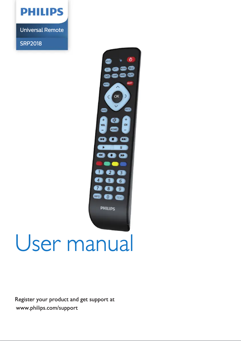 Imagen de la primera página del manual del dispositivo SRP4020