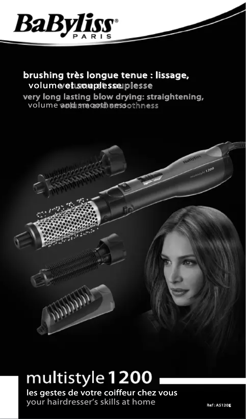 Imagen de la primera página del manual del dispositivo AS120E