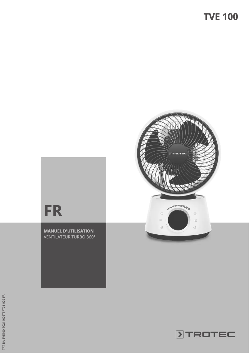 Página nº 1 - Manual de usuario Trotec TVE 100