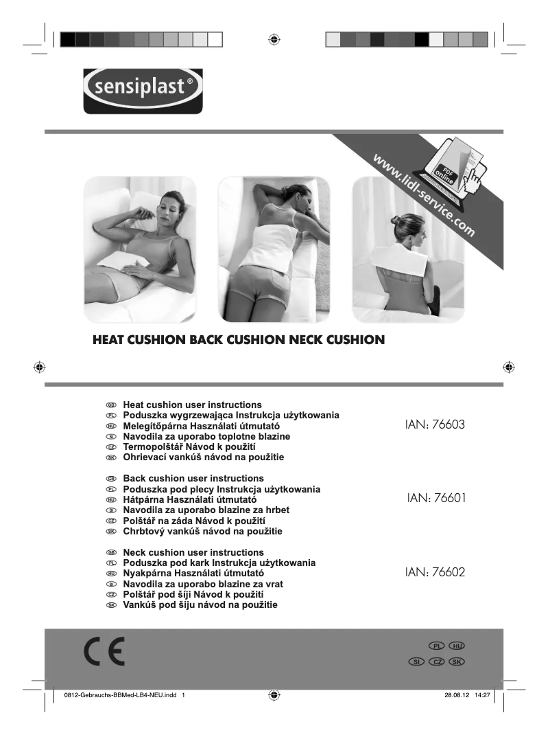 Página 1 del manual Manual de usuario Sensiplast IAN 76603