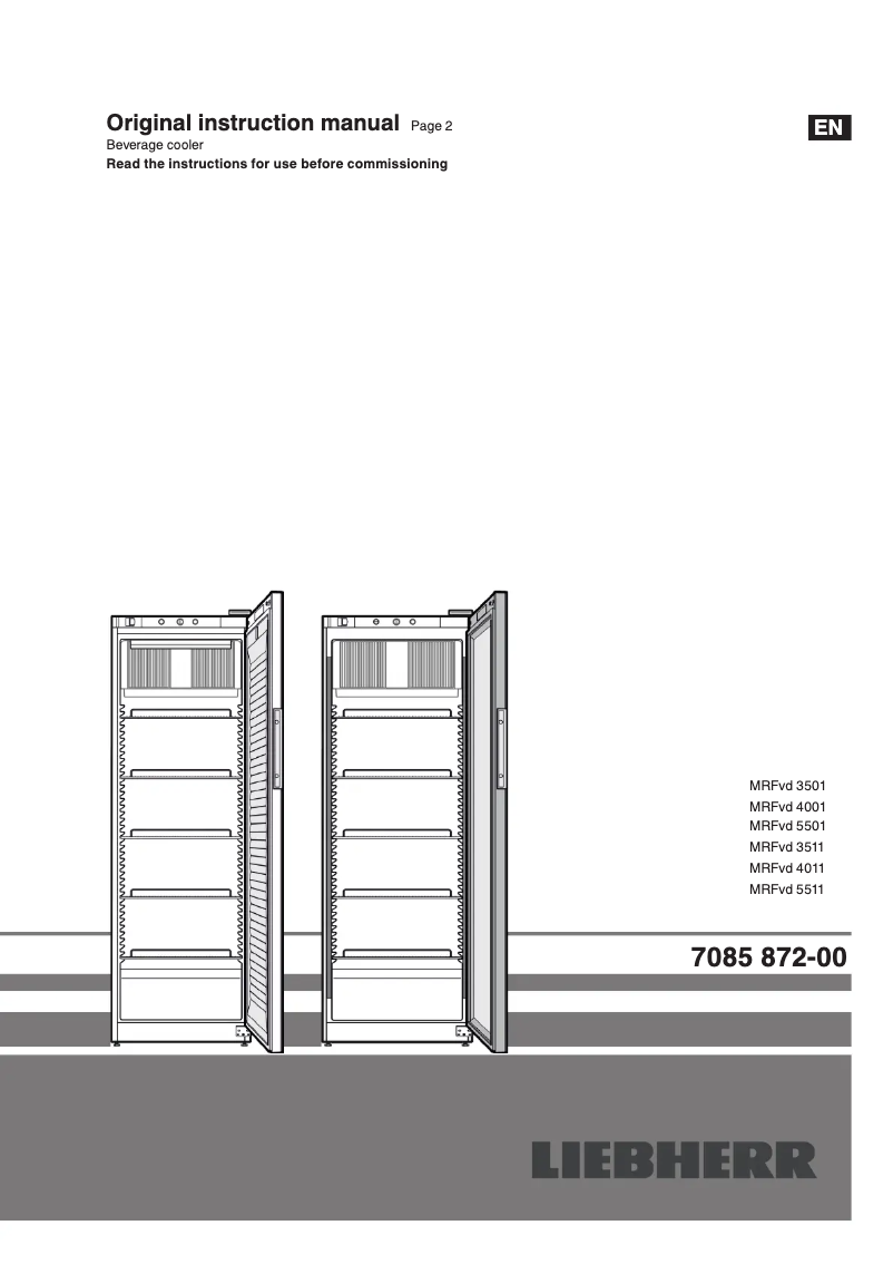 Imagen de la primera página del manual del dispositivo MRFvd 3511-20