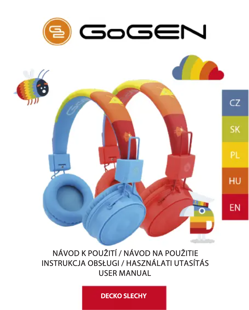 Página nº 1 - Manual de usuario GoGen Decko Slechy