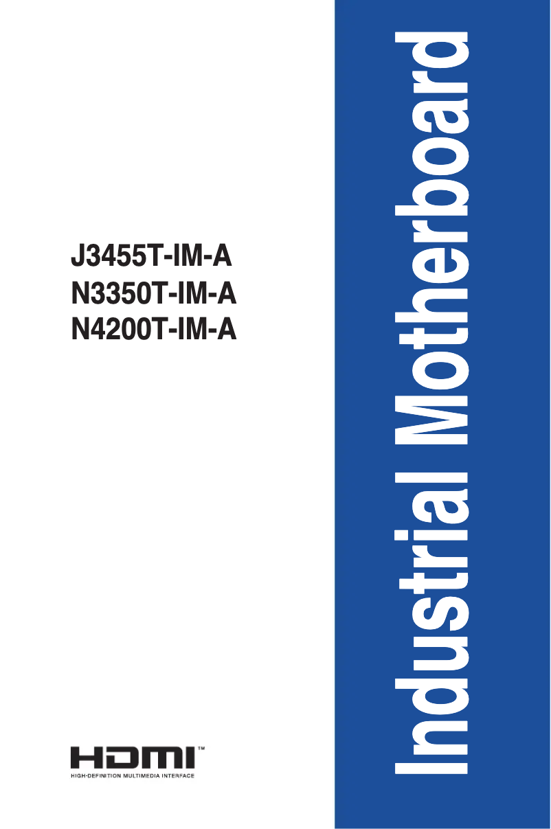 Imagen de la primera página del manual del dispositivo J3455T-IM-A