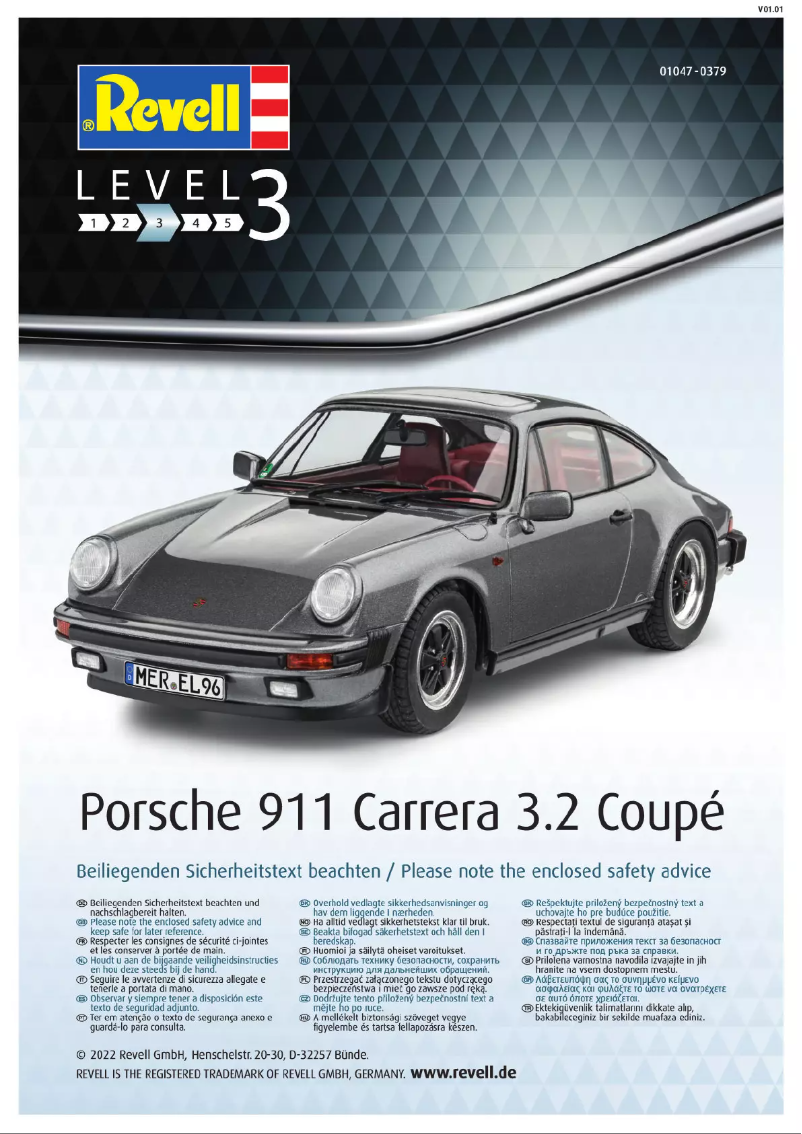 Imagen de la primera página del manual del dispositivo Porsche 911 Carrera 3.2 Coupe