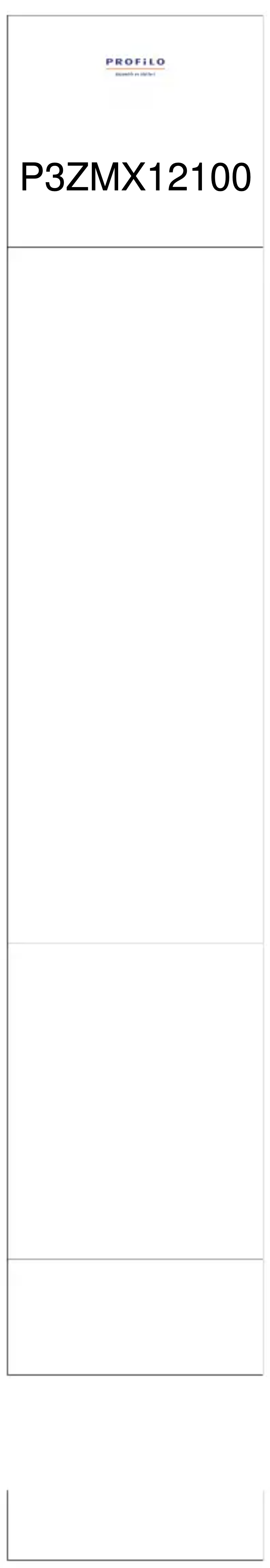 Imagen de la primera página del manual del dispositivo P3ZMX12100