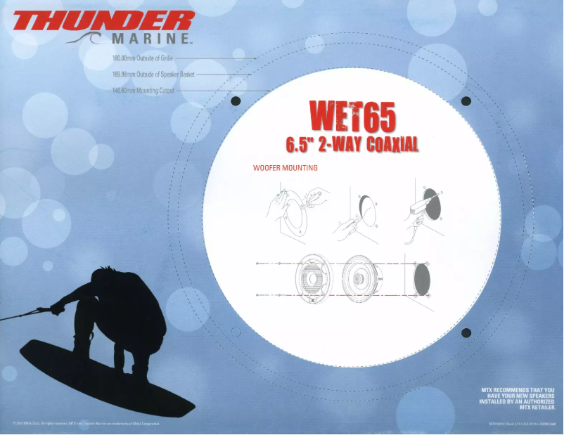 Imagen de la primera página del manual del dispositivo WET65-W