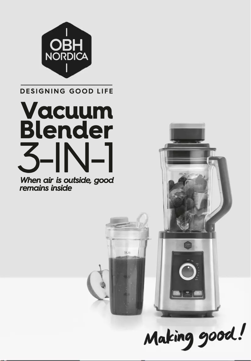 Imagen de la primera página del manual del dispositivo Vita Fresh