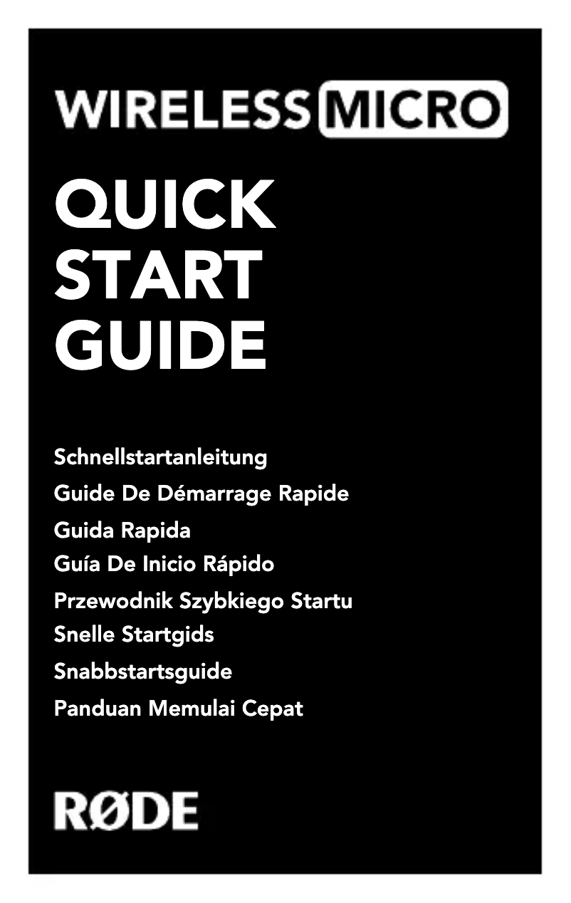 Imagen de la primera página del manual del dispositivo Wireless Micro