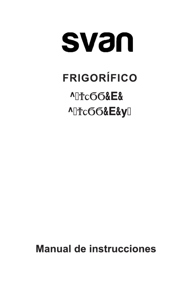 Página 1 del manual Manual de usuario SVAN SC2600FNFX