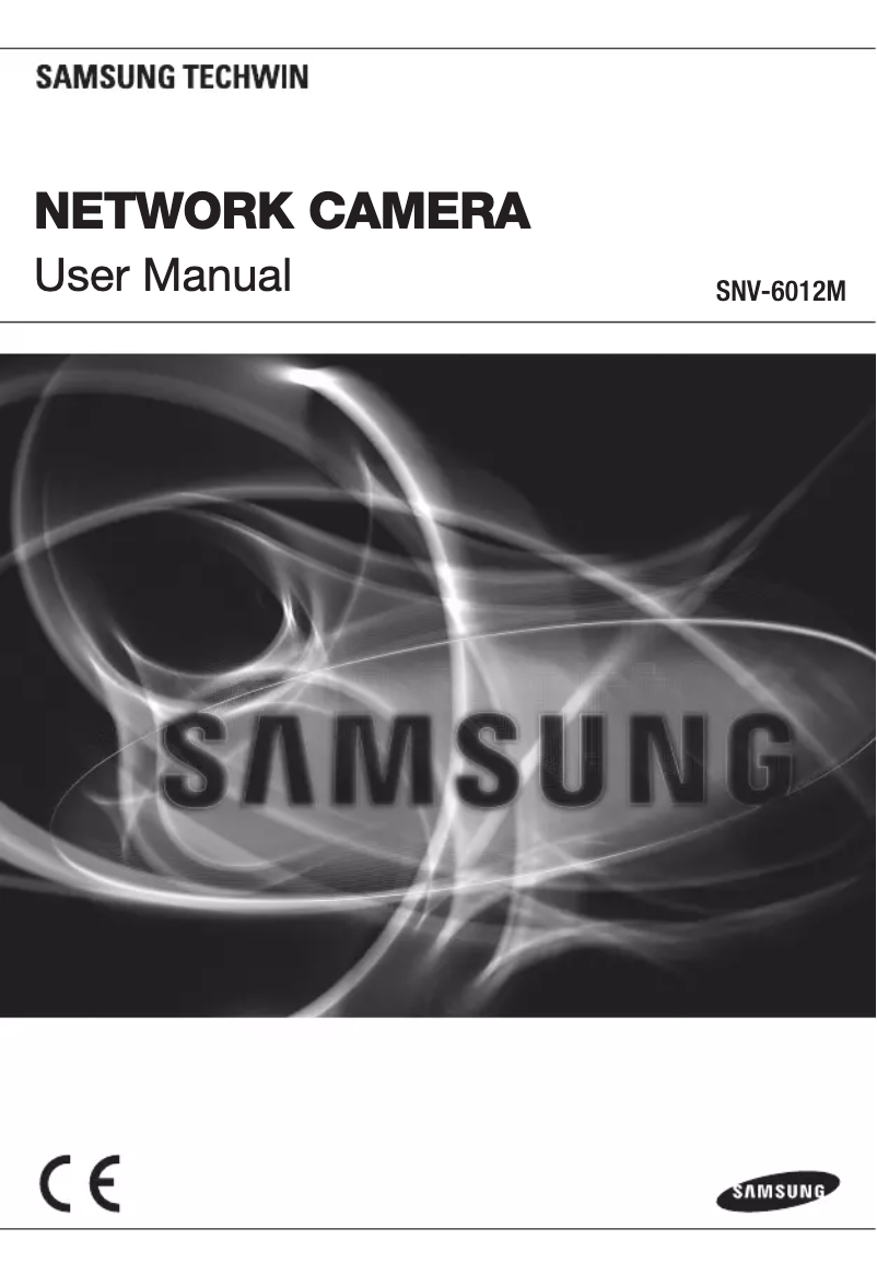 Imagen de la primera página del manual del dispositivo SNV-6012M