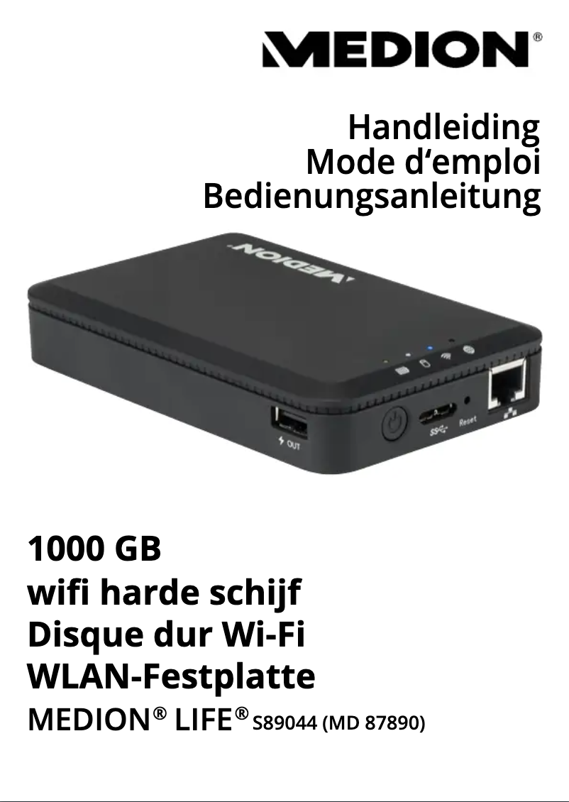 Página 1 del manual Manual de usuario Medion Life S89044 (MD 87890)
