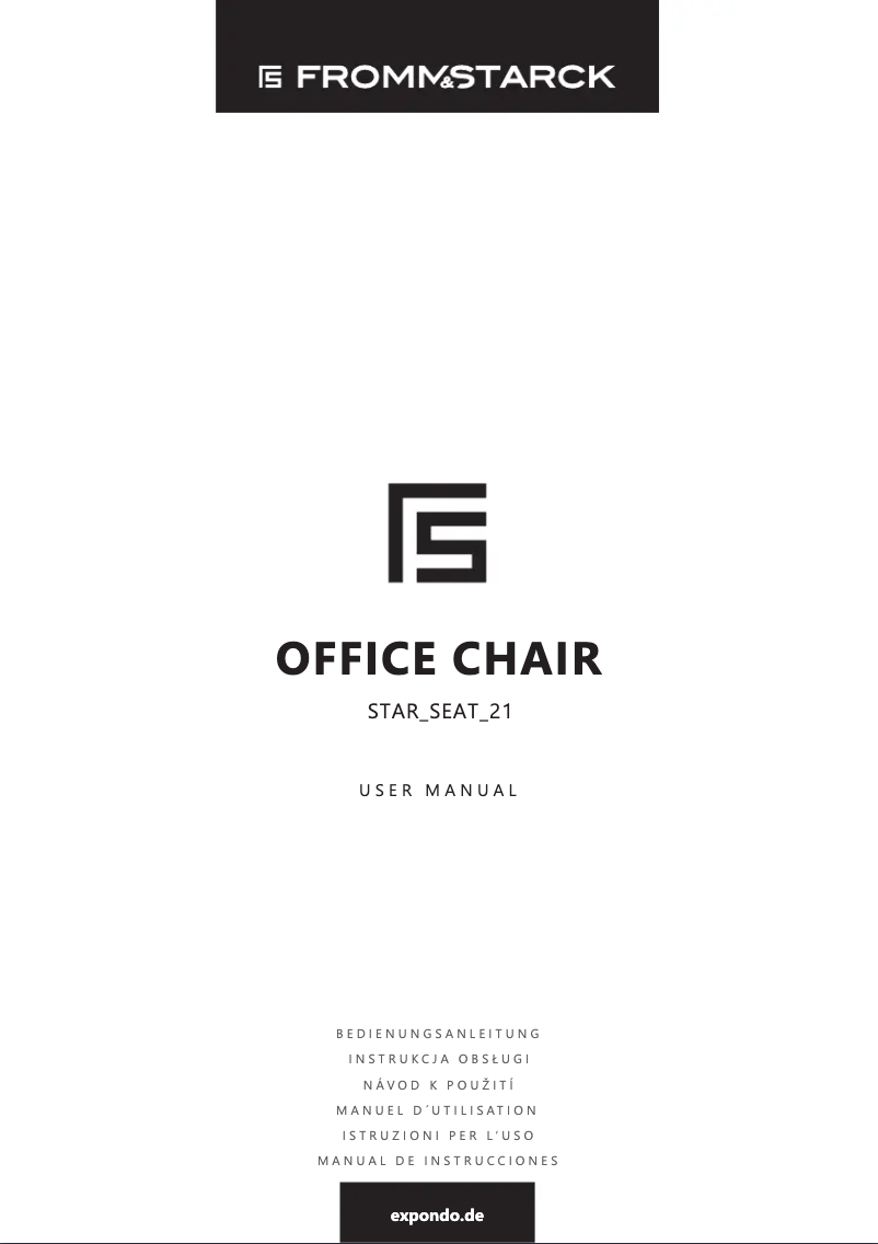 Página 1 del manual Manual de usuario Fromm & Starck STAR_SEAT_21