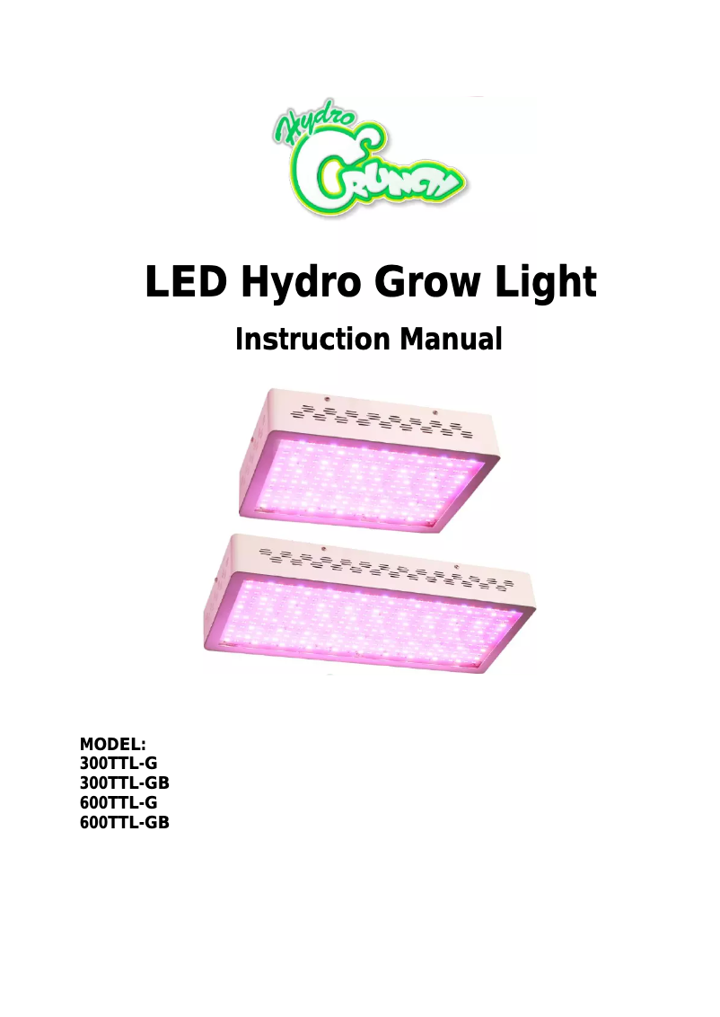 Imagen de la primera página del manual del dispositivo 300TTL-GB