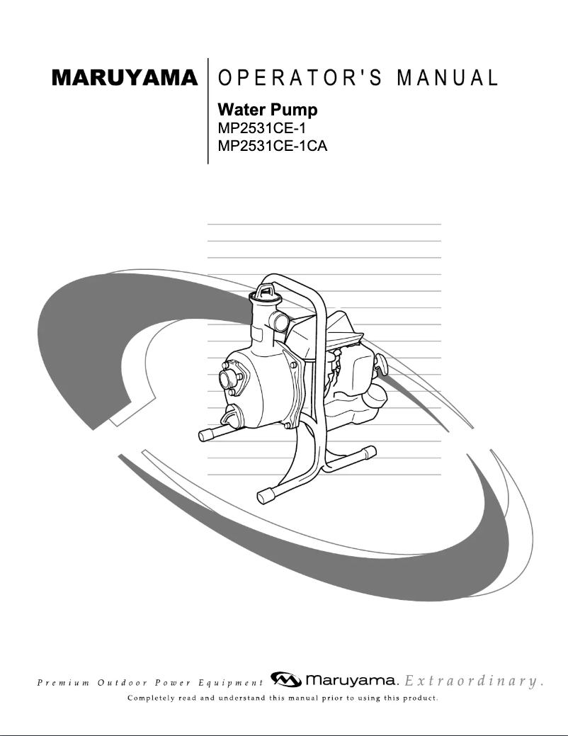 Imagen de la primera página del manual del dispositivo MP2531CE-1