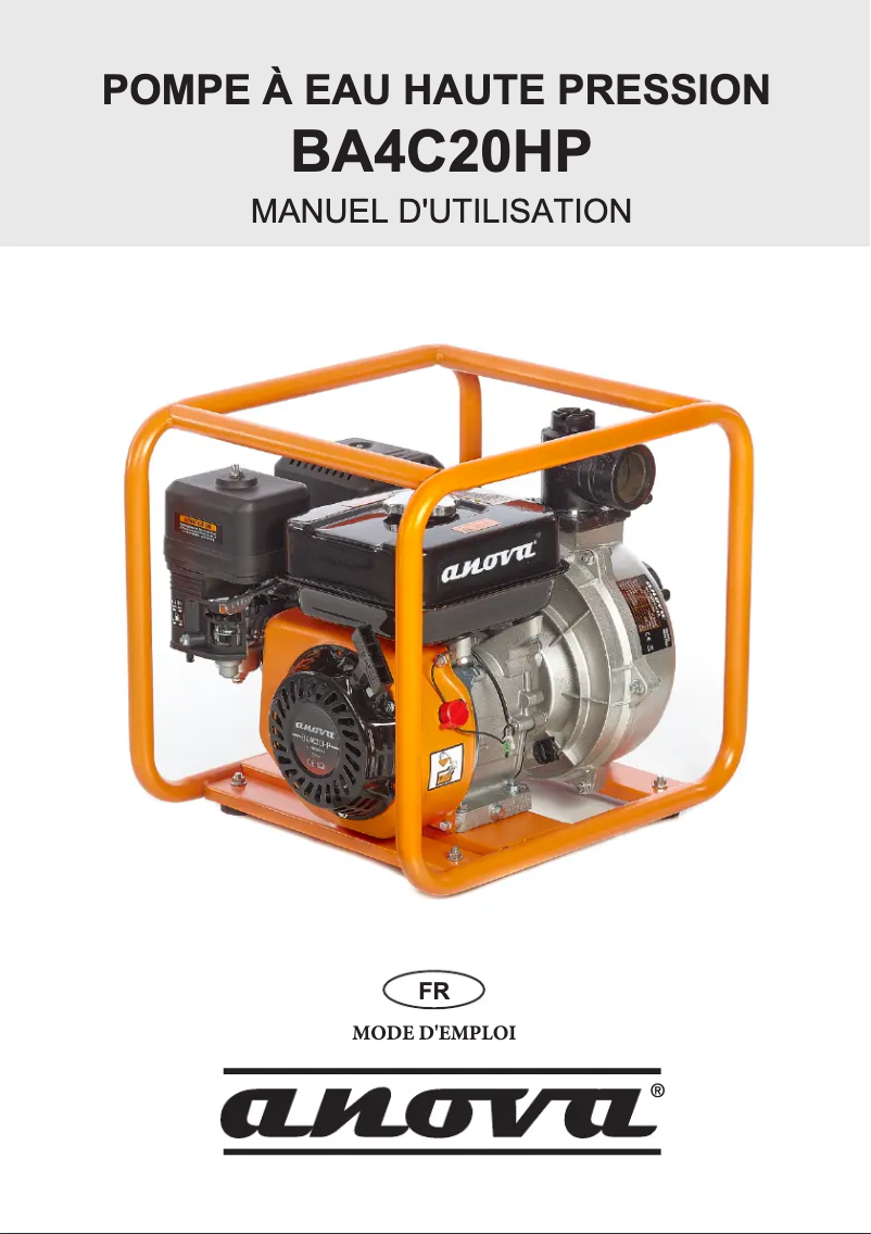 Imagen de la primera página del manual del dispositivo BA4C20HP