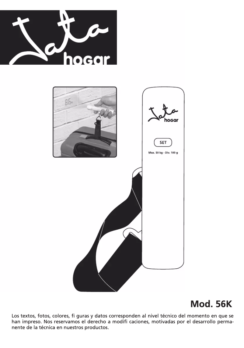 Imagen de la primera página del manual del dispositivo 56K