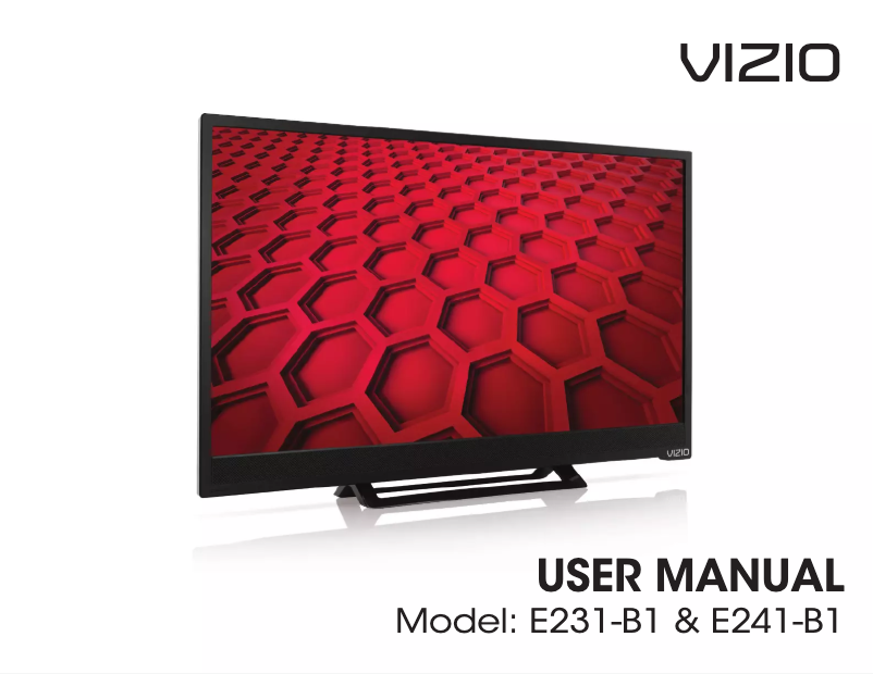Página 1 del manual Manual de usuario VIZIO E231-B1