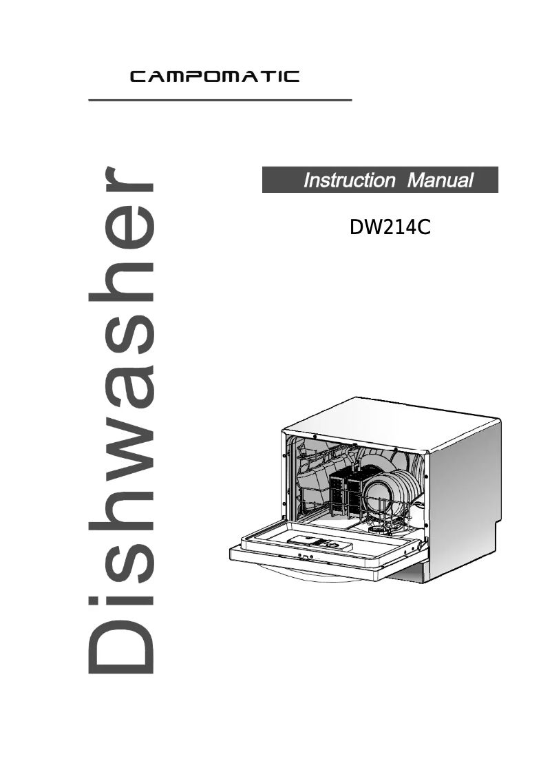 Imagen de la primera página del manual del dispositivo DW214C