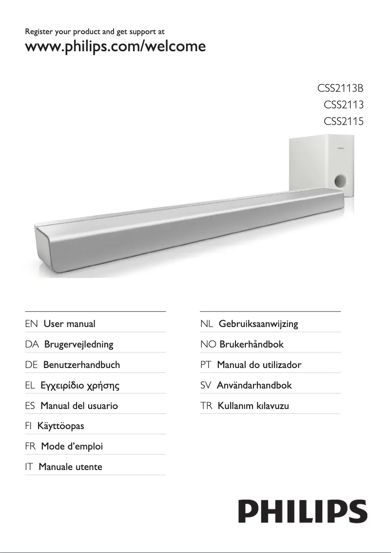 Imagen de la primera página del manual del dispositivo CSS2115