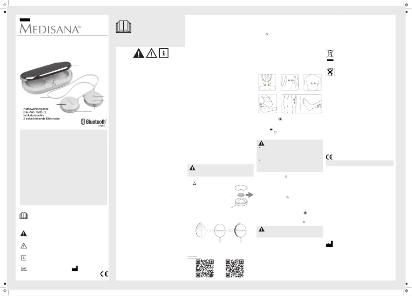 Página nº 1 - Manual de usuario Medisana BT 850