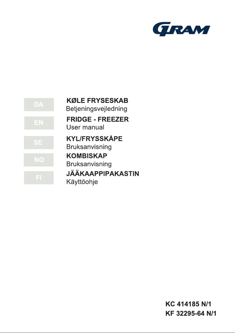 Imagen de la primera página del manual del dispositivo KF 32295-64 N/1