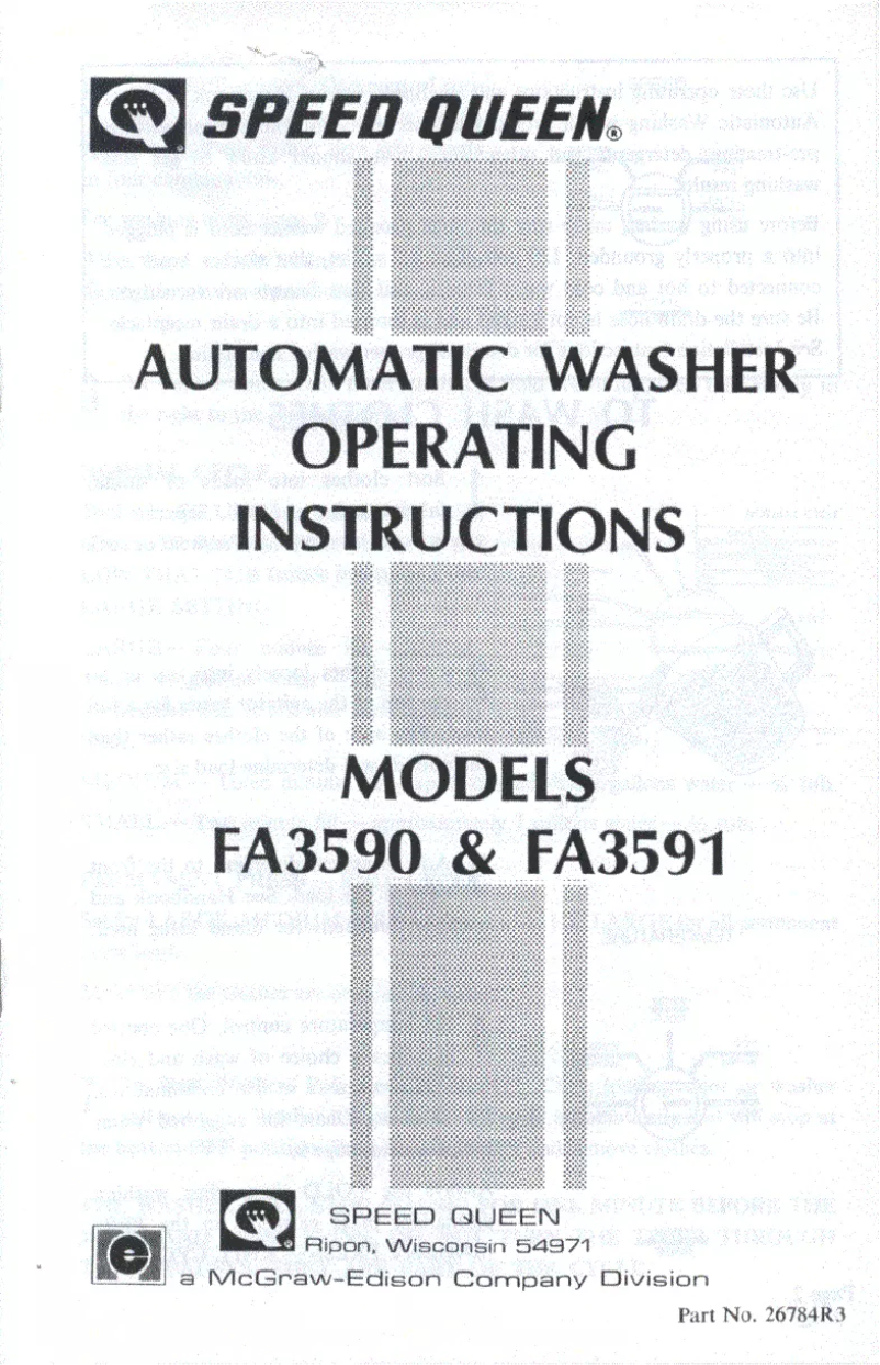 Imagen de la primera página del manual del dispositivo FA3590