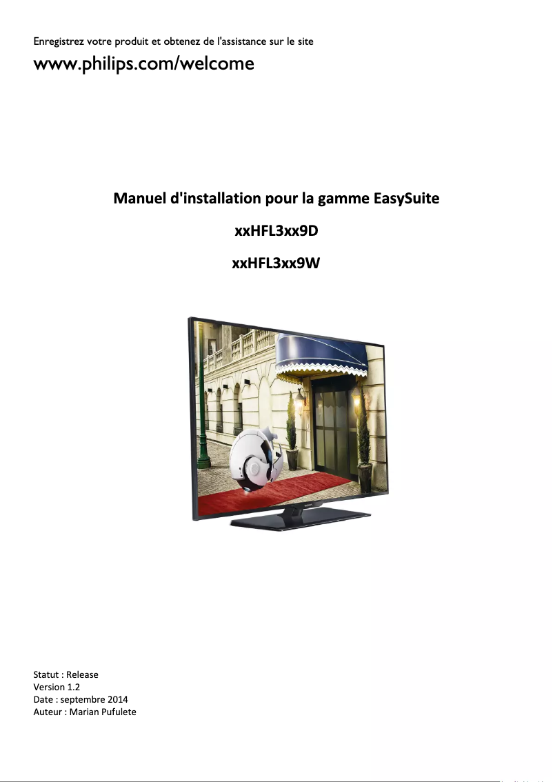 Imagen de la primera página del manual del dispositivo 32HFL3009D