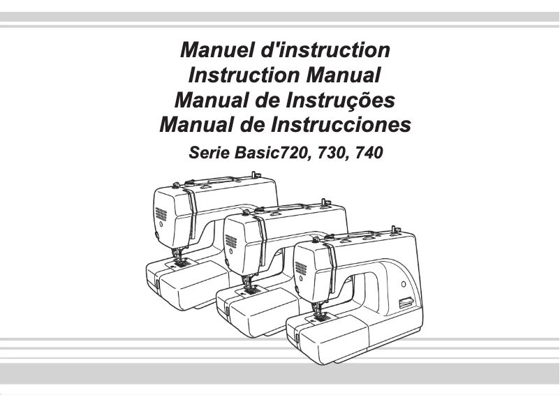 Imagen de la primera página del manual del dispositivo Basic 720