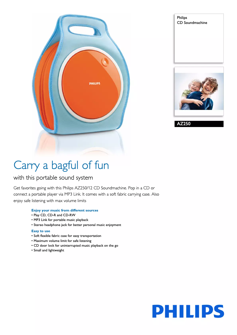 Imagen de la primera página del manual del dispositivo AZ250