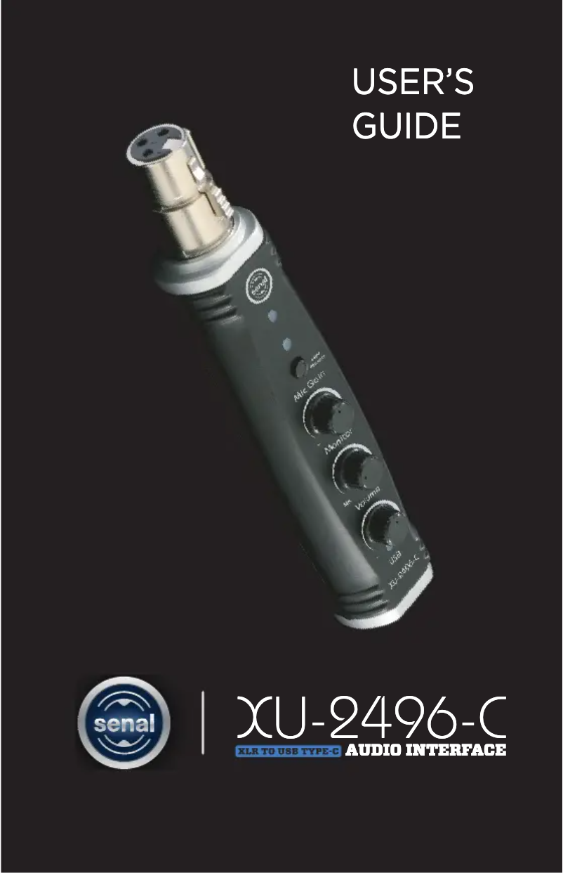 Página 1 del manual Manual de usuario Senal XU-2496-C