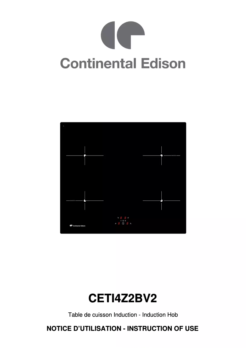 Imagen de la primera página del manual del dispositivo CETI4Z2BV2