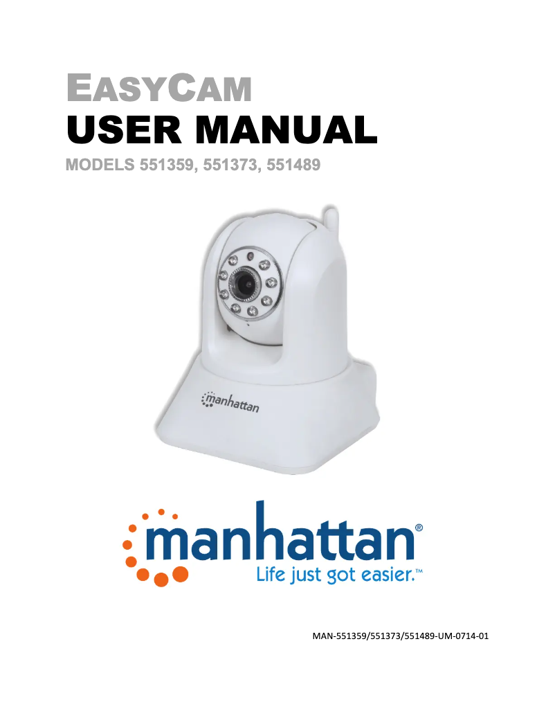 Imagen de la primera página del manual del dispositivo NurseryCam