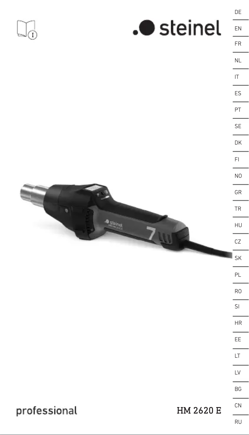 Página 1 del manual Manual de usuario Steinel PRO HM 2620 E