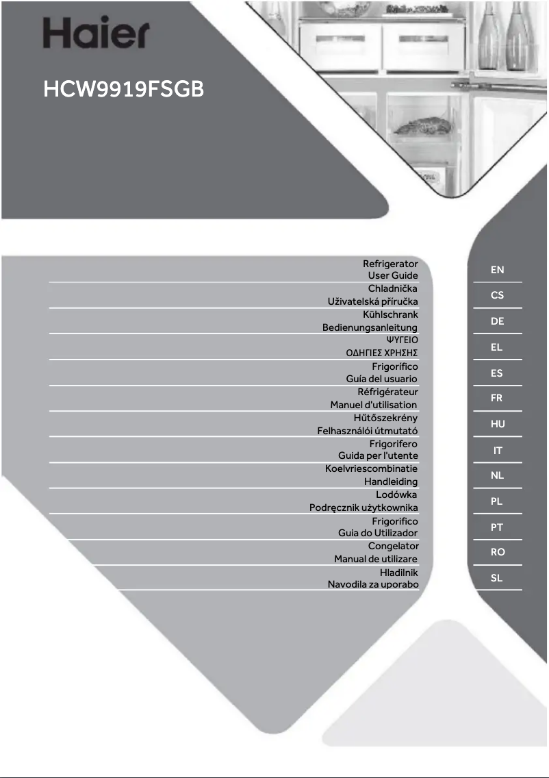 Página 1 del manual Manual de instrucciones Haier HCW9919FSGB