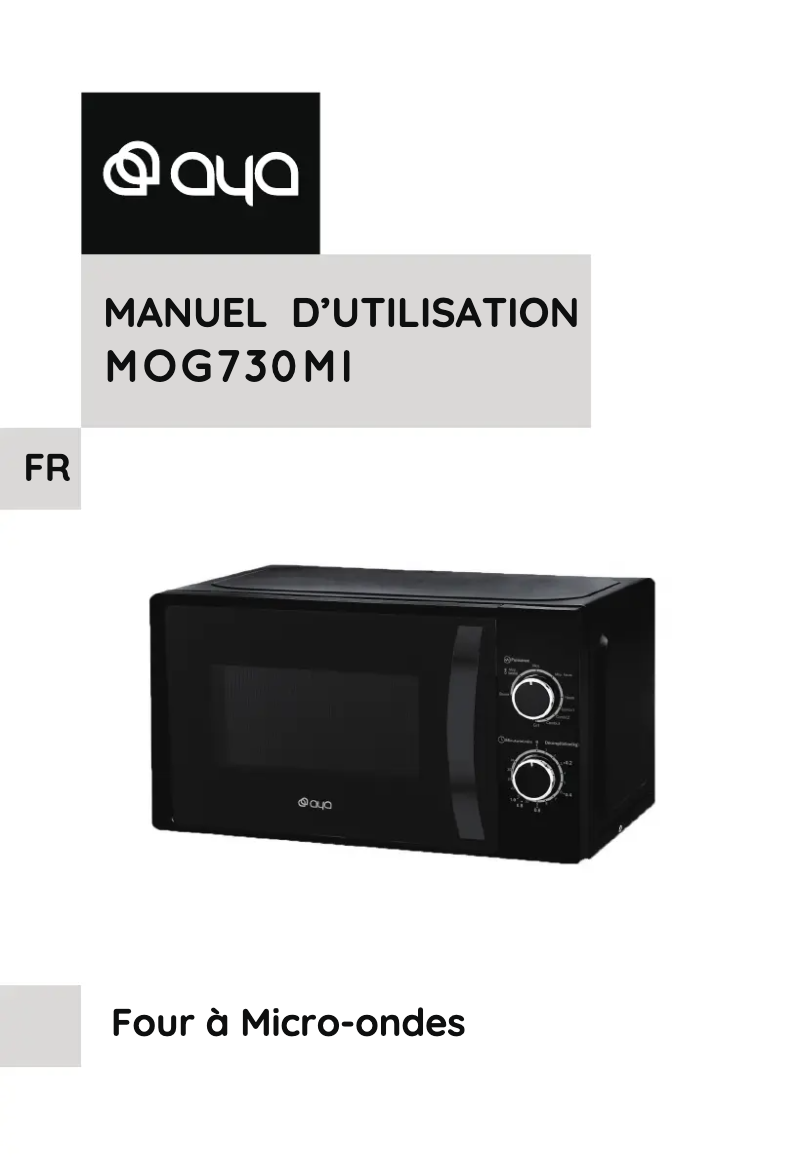 Imagen de la primera página del manual del dispositivo MOG730MI