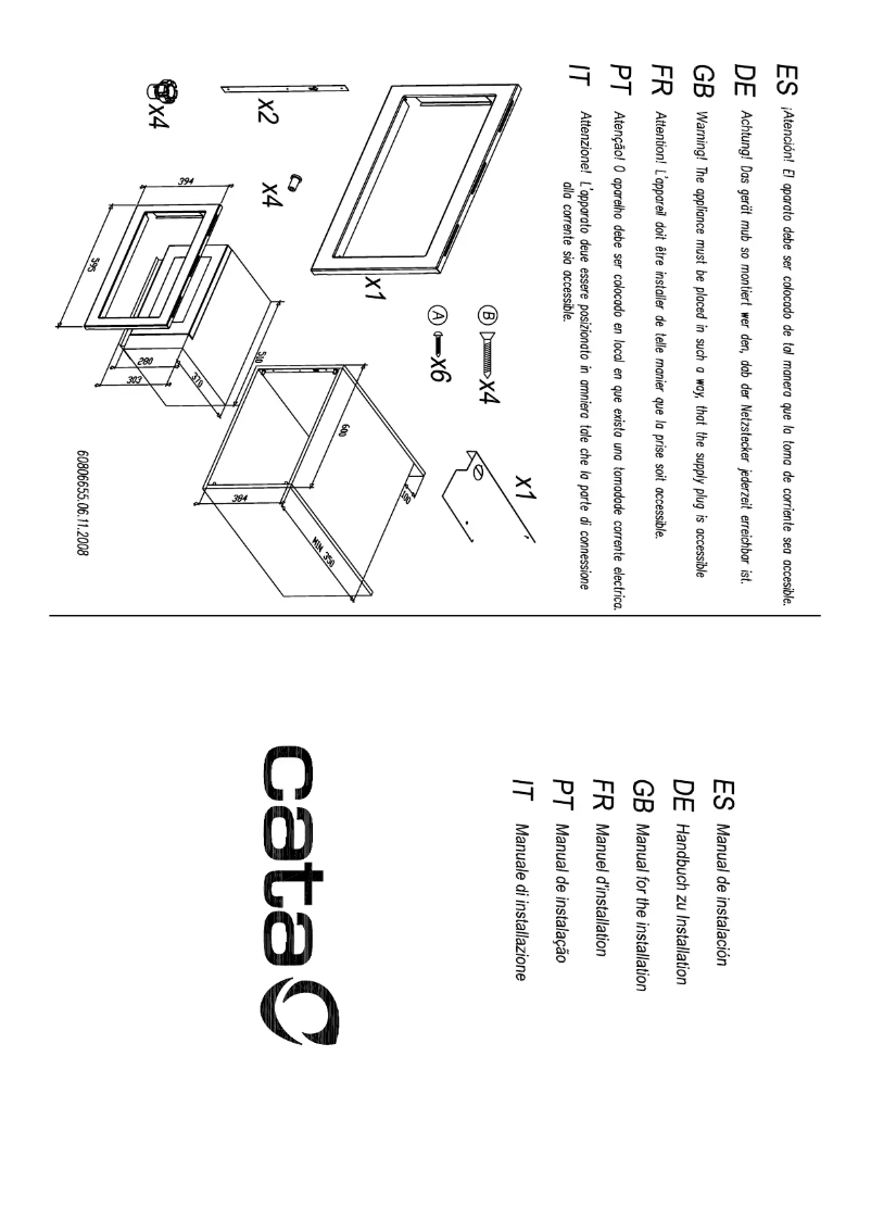 Imagen de la primera página del manual del dispositivo MC 17D